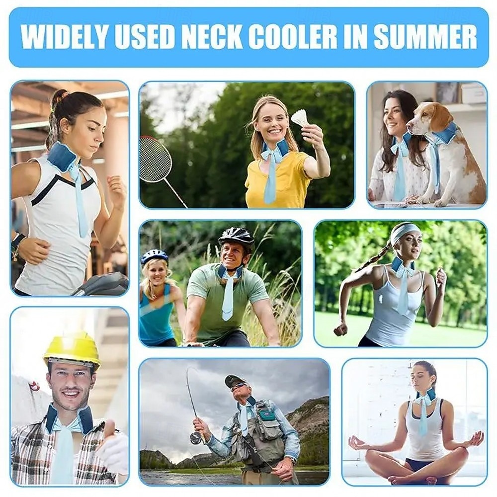Summer Neck Cooling Cold Sensation Ice Scarf ice Pack Sports Headscarf Pet Ice Scarf  Outdoor Shoulder And Neck Heatstroke Prevention Ice Scarf, Physical Cooling And Coolness, Wearing Sports Ice Band 2026 - $20.99 –P19