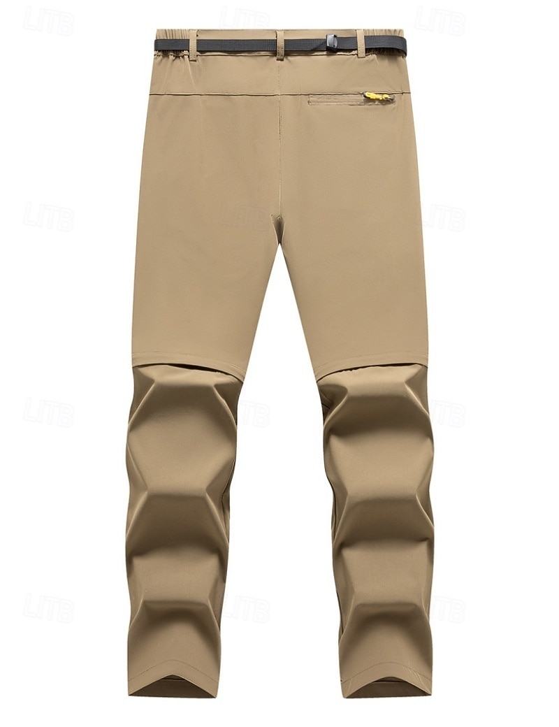 Herr Långbyxor Taktiska byxor Casual byxor Vandringsbyxor Utomhusbyxor Ficka Konvertibel Ensfärgat Vattentät Snabb tork Dagligen Utomhus Helgdag Streetwear Stylish Kaki Svart Oelastisk 2026 - $39.99 –P3