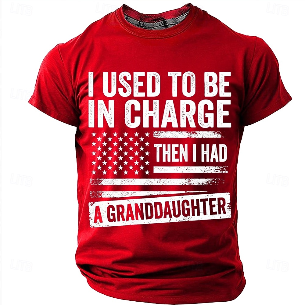 Men's I Used To Be In Charge Then I Had A Granddaughter T-Shirt, Funny Grandpa Gift Tee 2026 - $18.99 –P1