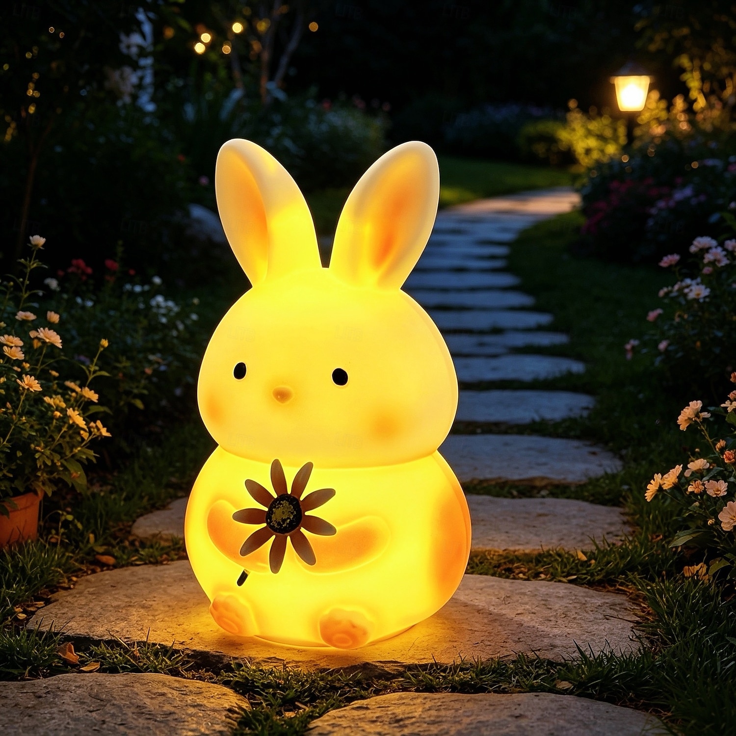 Lampes solaires d'extérieur en forme d'animaux, figurines lumineuses étanches en plastique représentant un lapin et un hibou, lampes décoratives solaires pour terrasse, pelouse, allée, parterre de de 2026 ? $34.99 –P10