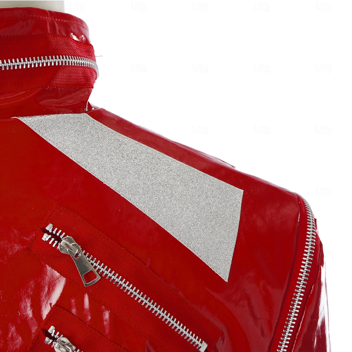 Popstar der 80er Sänger Kostüm mit roter Jacke Ausgefallene Kostüme Musik- und Bühnenikonen Retro Vintage 1980er for Herren Erwachsene Halloween Karneval Buchwoche Party Leistung Symphonie der 2026 - $88.99 –P12