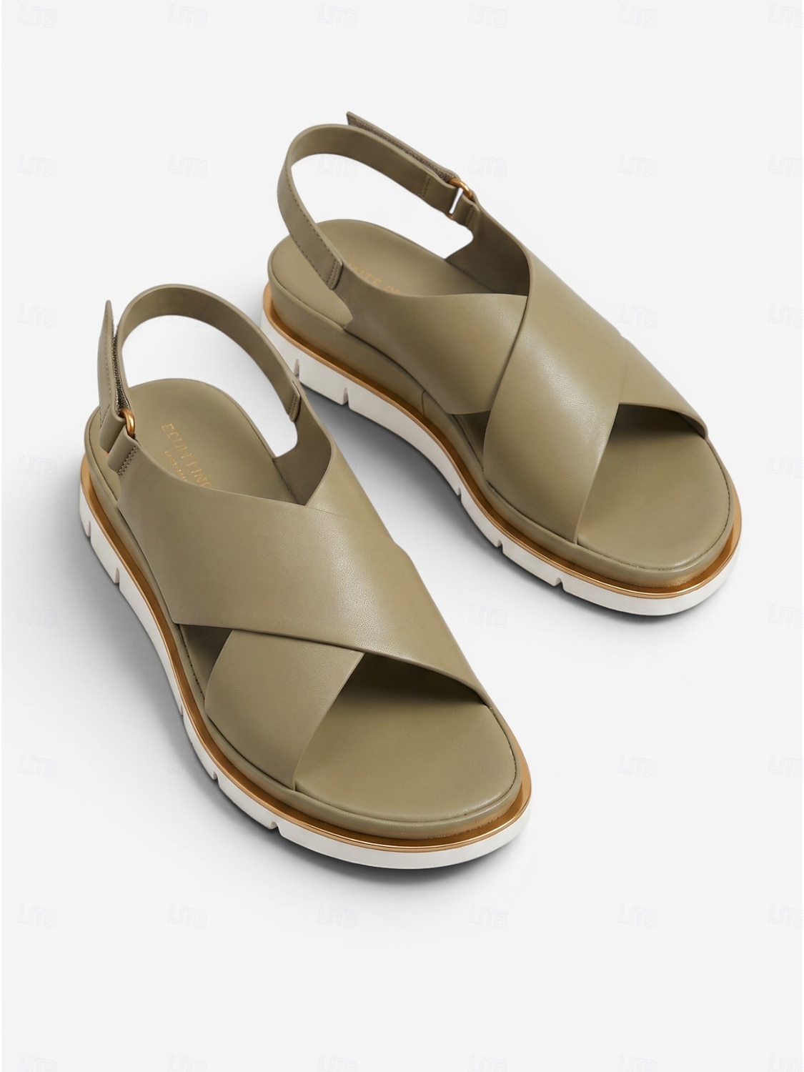 Bequeme, verstellbare Slingback-Sandalen für Damen mit gekreuzten Riemen und Fußgewölbeunterstützung sowie rutschfester Sohle für den Alltag und auf Reisen. 2026 - $34.99 –P2
