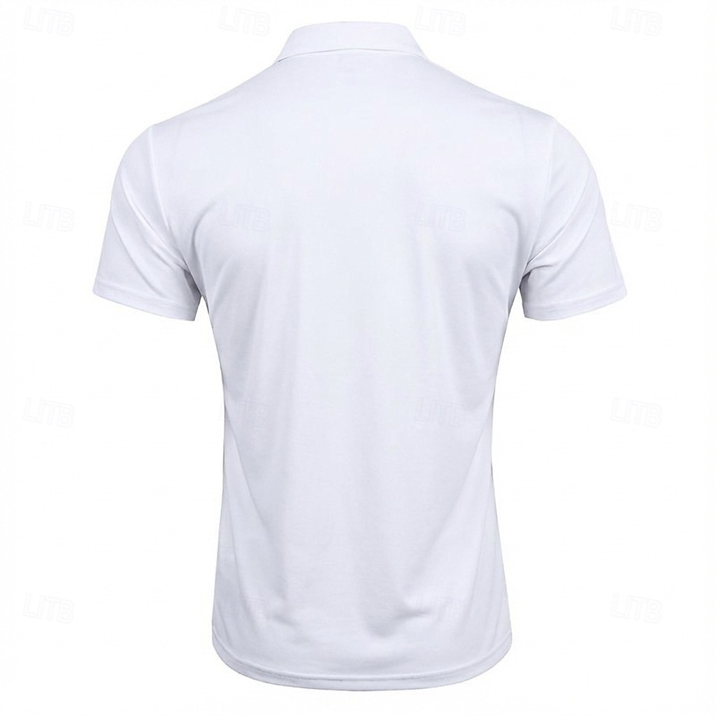 Men's Polo Shirts Zip Polo Casual Daily Quarter Zip Short Sleeve Fashion Basic Plain Lightweight Quarter Zip Summer Spring Blue White Pink Dark Green Purple Orange Polo Shirts 2026 - $21.99 –P8