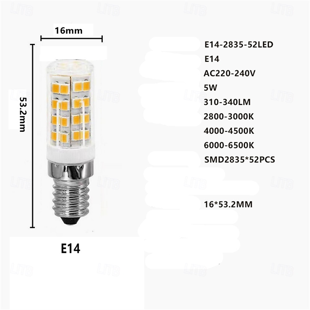 10pcs Mini G9 E14 AC 220V 240V Ceramics LED Corn Bulb Capsule Crystal Light Warm White Lamp Replace Halogen Chandelier Lights 2026 - $34.99 –P3
