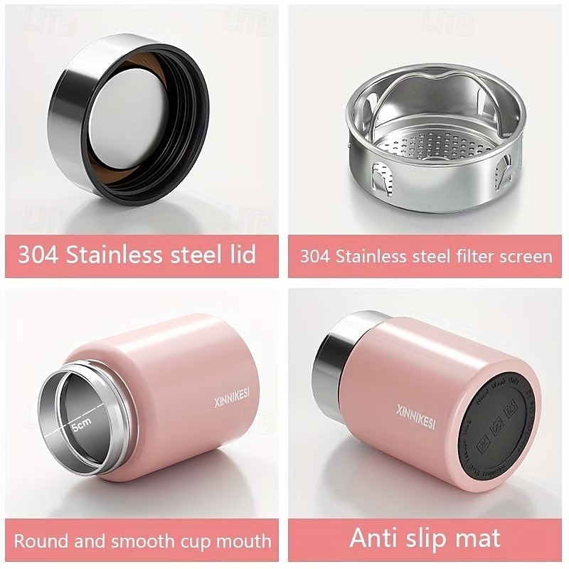 230ML Mini Pocket Thermos Bottle, Portable Stainless Steel Vacuum Insulated Water Bottle, Leakproof Sports Water Cup, Compact Travel Drink Flask, Ideal For Outdoor Activities, School, Daily Use 2026 - $19.99 –P8