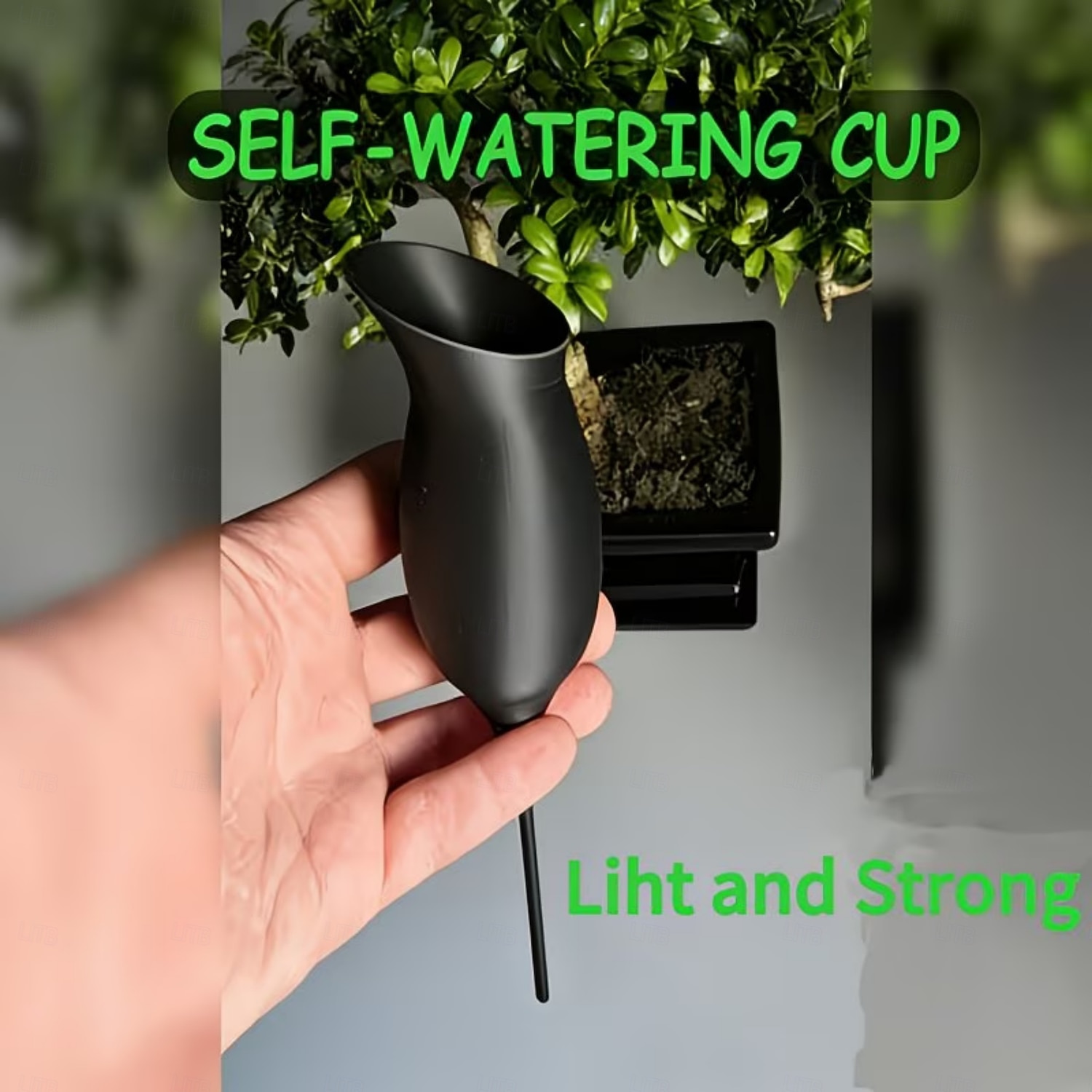 Lot de 3 dispositifs d'arrosage automatique imprimés en 3D pour plantes d'intérieur en pot, système d'arrosage lent avec piquets d'irrigation enterrés, réceptacle à humidité du sol en forme de verre à de 2026 ? $13.99 –P5