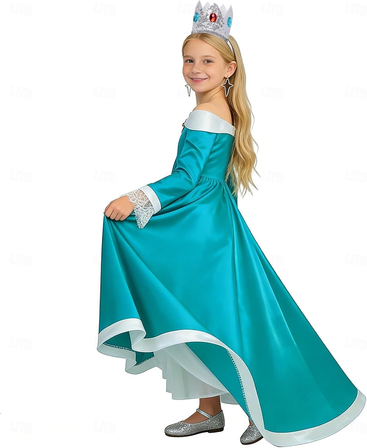 Loodgieter videospel Galaxyprinses Sterrenprinses Jurken Fancy kostuum Voor meisjes Kinderen Halloween Carnaval Feest Strip Con 2026 - $42.99 –P3