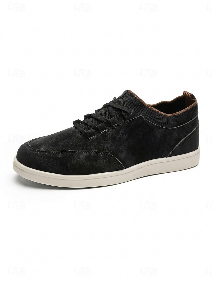 Men's Olive Casual Sneakers Lace-Up Lightweight Comfort Walking Shoes Soft Low Top Footwear for Outdoor Resort, Travel, Weekend Outings and Leisure Wear 2026 - $34.99 –P6
