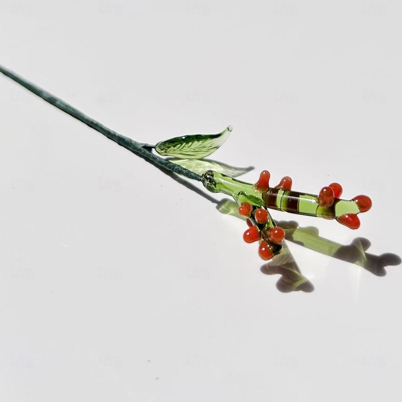 floare din sticlă pentru luna nașterii, cadou floral din sticlă suflată manual pentru ziua de naștere, Ziua Mamei, iubită, cea mai bună prietenă, soră, bunică – cadou unic pentru ea, femei, set de 2026 - $16.99 –P16