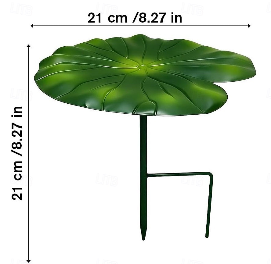 Ombrelle en forme de feuille de nénuphar, mini parasol imperméable en forme de feuille de nénuphar pour plantes en pot d'extérieur, 21 cm (8,27 pouces), protection pour pots de fleurs de 2026 ? $13.99 –P8
