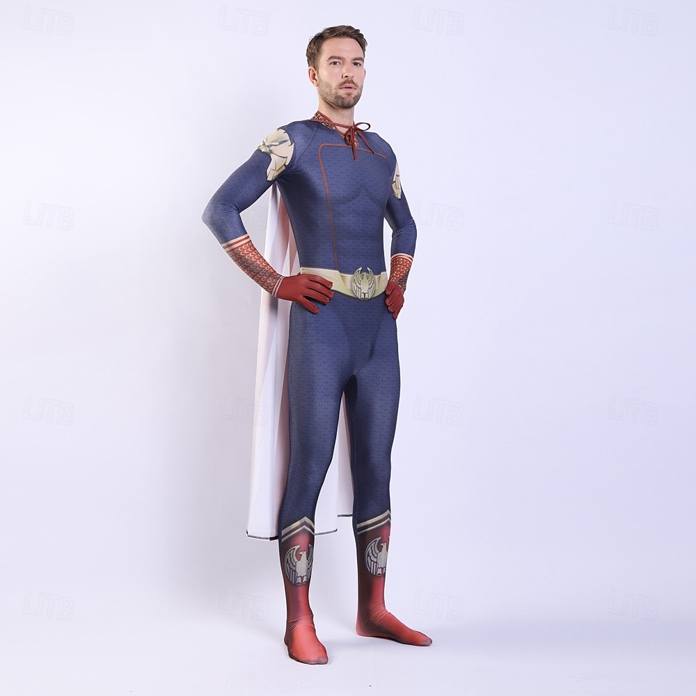 Anti-herói Super-vilão Super heroi Fantasia fantasia Fatos de Corpo Patriótico for Unisexo Crianças Adulto Dia Das Bruxas Carnaval Espetáculo Comic Con de 2026 por $48.99 –P18