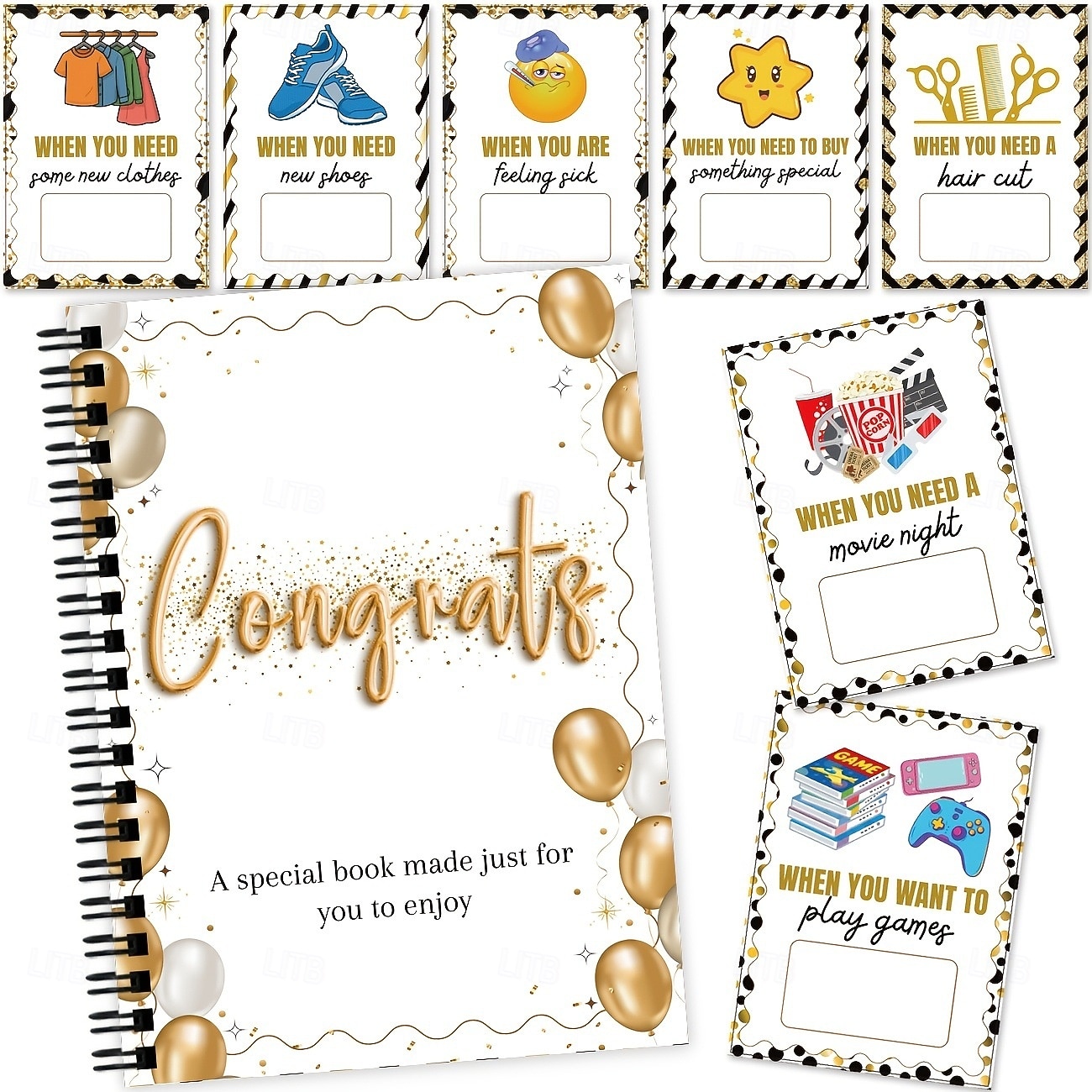 Álbum de tarjetas de regalo de graduación 2026, un portatarjetas de regalo esencial para graduados que se independizan, portatarjetas sorpresa de cumpleaños para paquetes de regalo creativos, regalo 2026 - $14.99 –P1