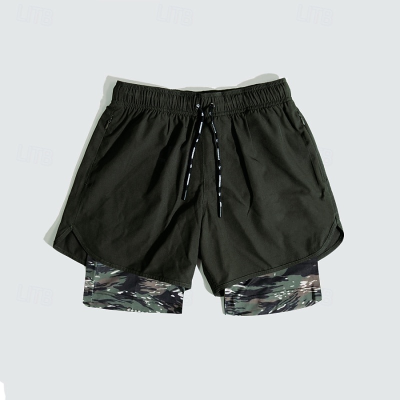 Herren Laufshorts Sportshorts Fitnessshorts Kordelzug Taschen Shorts Lässig Täglich Outdoor Sommer Frühling Schnelltrocknend Leicht Feuchtigkeitsableitend Atmungsaktiv Fitnessstudio Fitnesstraining 2026 - $20.99 –P9