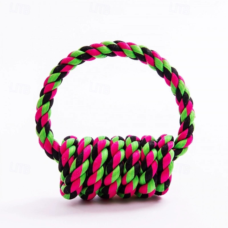 1pc Large Breed Knot Dog Toy-Multicolor, Tough Chew Toy for Aggressive Chewers, Heavy Duty Dental Floss Toy Kit Anti-Chew Design 2026 - $19.99 –P10