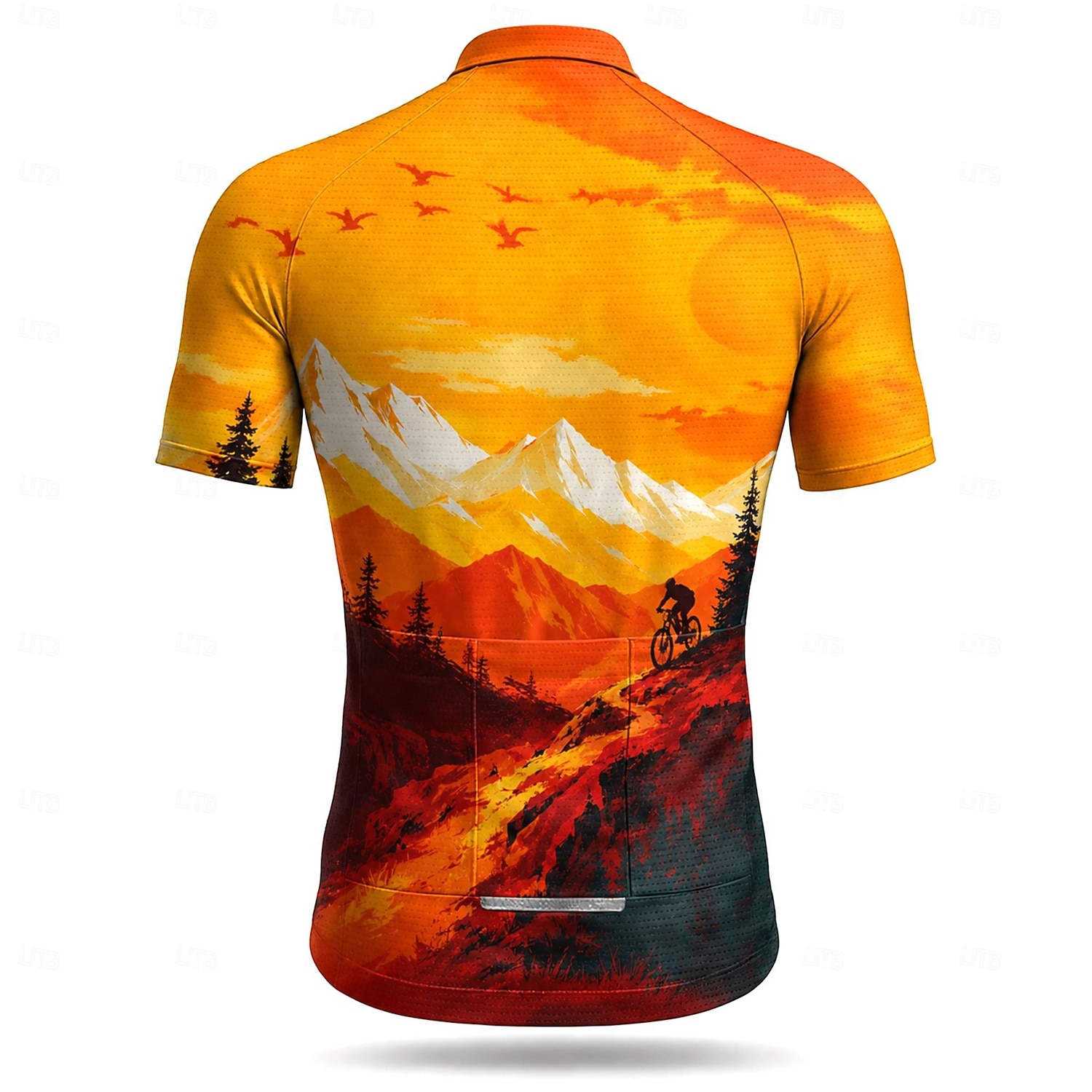 Per uomo Top sottomuta Maglia da Ciclismo Manica Corta Bicicletta Maglia Top con 3 tasche posteriori Resistente ai Raggi UV Asciugatura Rapida Con tasche Cerniera Frontale Gli sport Blu Giallo Viola del 2026 a $28.99 –P2