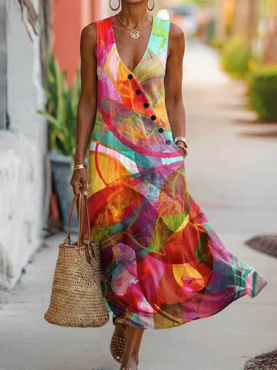casual dress elegant floral Floral Olive Green Maxi Dress for Elegant Casual Summer Style Wear