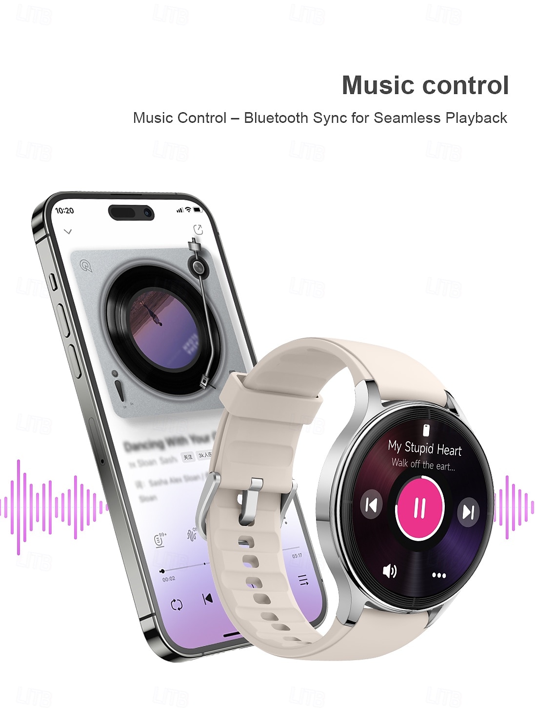 Smart Watch for Women, 1.27" Round Display Elegant Smartwatch with AI Voice Assistant, SpO2 Heart Rate Sleep Monitor, 100+ Watch Faces, Fashion Fitness Tracker for Android iOS 2026 - $64.99 –P9