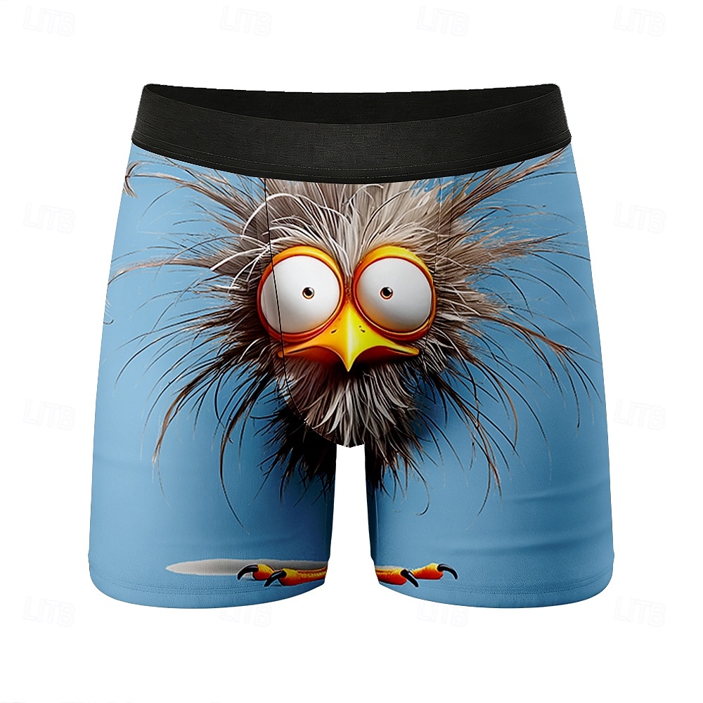Homme Animal Dessin animé Poussin Boxers extensibles Caleçons de Bain Shorts de bain boxeur Drôle Occasionnel Maison Vacances à la Plage Ceinture Élastique Évacuation de l'humidité Sous-vêtements de 2026 ? $16.99 –P2