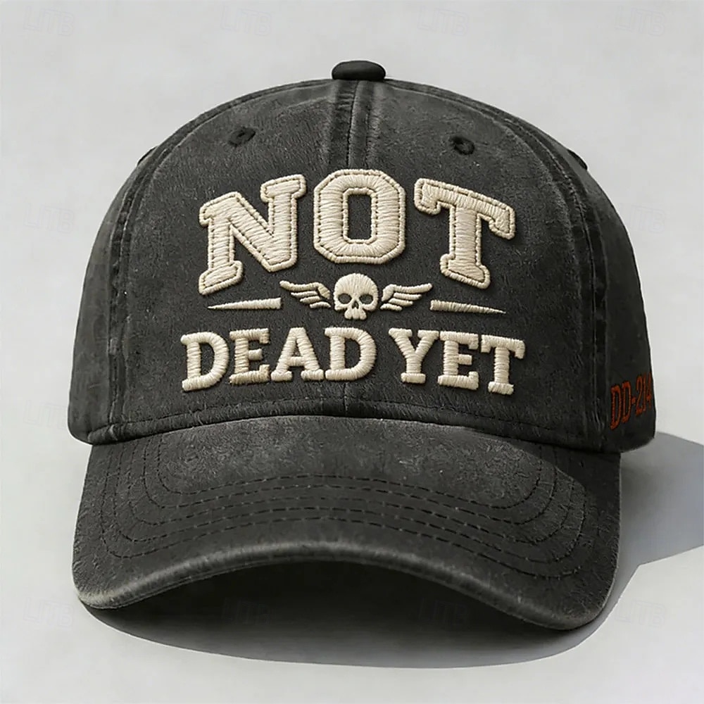 Cappellino da baseball ricamato dd-214, cappello vintage militare da papà "not dead yet" per uomo, twill di cotone regolabile, regalo patriottico per veterani, cappello casual per esterni del 2026 a $16.99 –P1