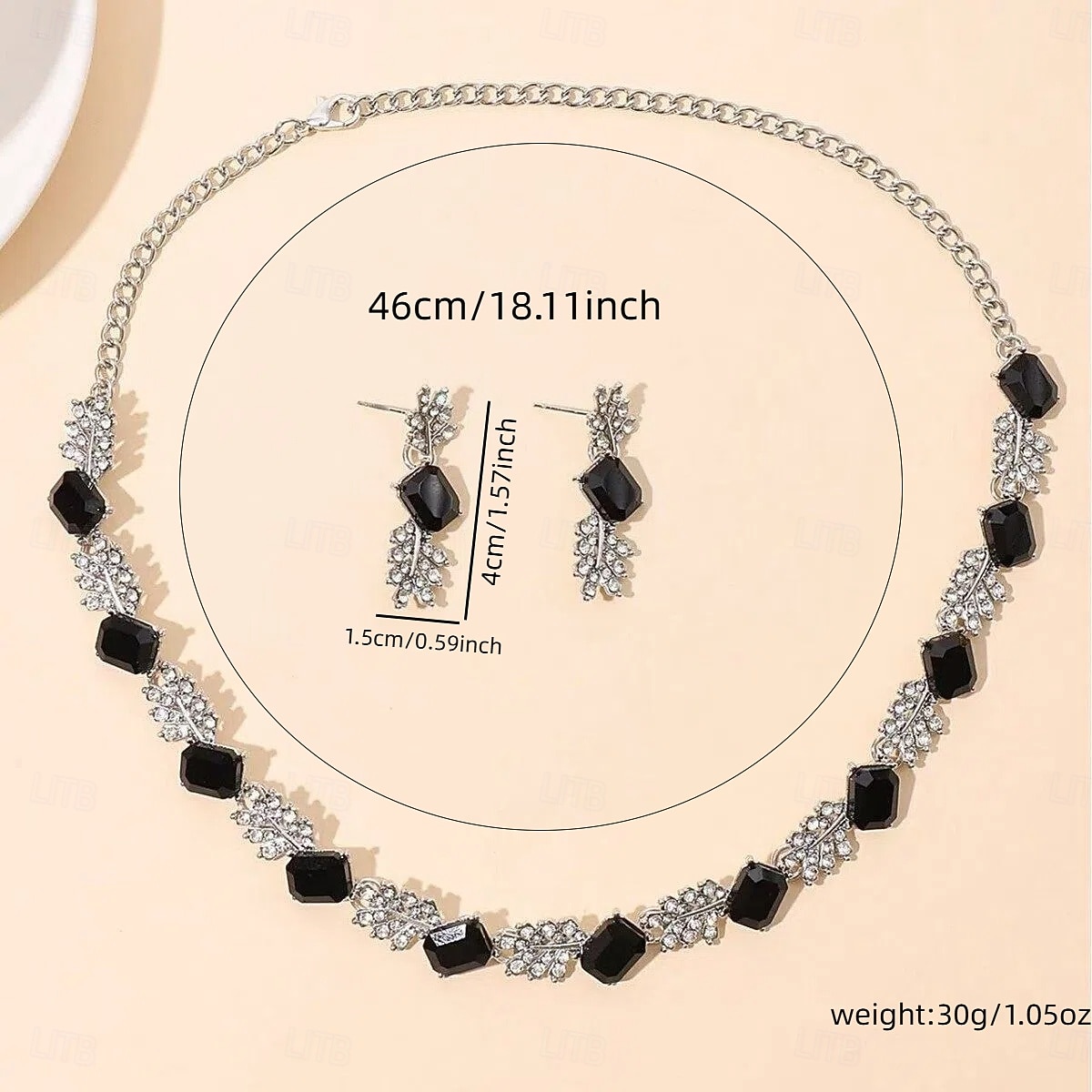 Boucles d'oreilles 2 Alliage Boucles d'oreilles Collier Femmes Élégant Parure de Bijoux Pour Quotidien Soirée de 2026 ? $22.99 –P4