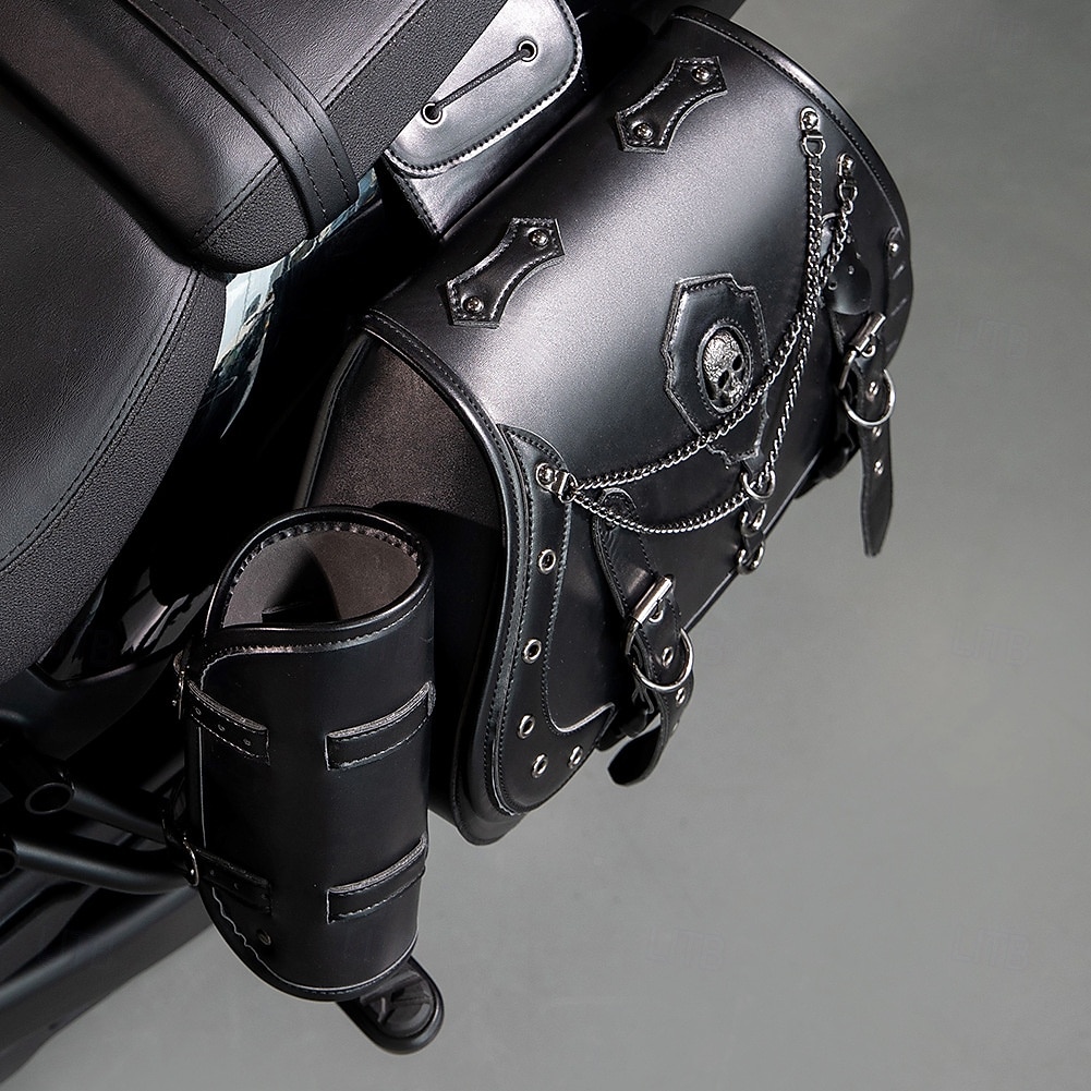 Western Retro Vintage Punk & Gothic Saddlebags Motorcycle Bag Side Bags Riders Skull Western Revival Fancy Dress Unisex Halloween Carnival Saddlebags 2026 - $154.99 –P3