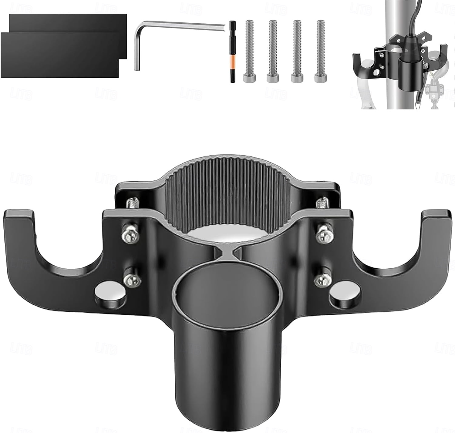 Aluminum Trailer Towing Chain Organizer & 7-Way Plug Holder, Trailer Chain Holder, Trailer Towing Organizer Powder Coating, Heavy-Duty RV Tongue Jack Accessories for Outside Travel Camper 2026 - $28.99 –P2