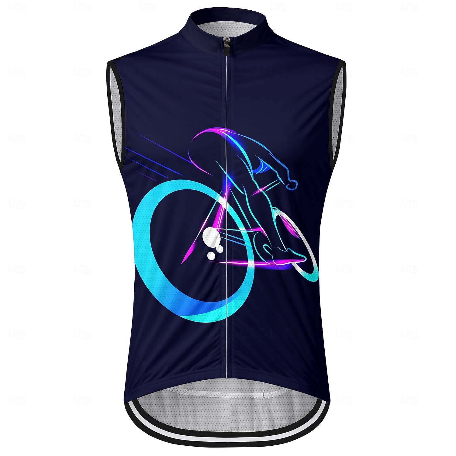 Hombre Chaleco de Ciclismo Maillot de Ciclismo Bicicleta Sin Mangas Bicicleta Chalecos Maillot Camiseta con 3 bolsillos traseros Secado rápido Bolsillo trasero Dispersor de humedad Transpirable 2026 - $30.99 –P4