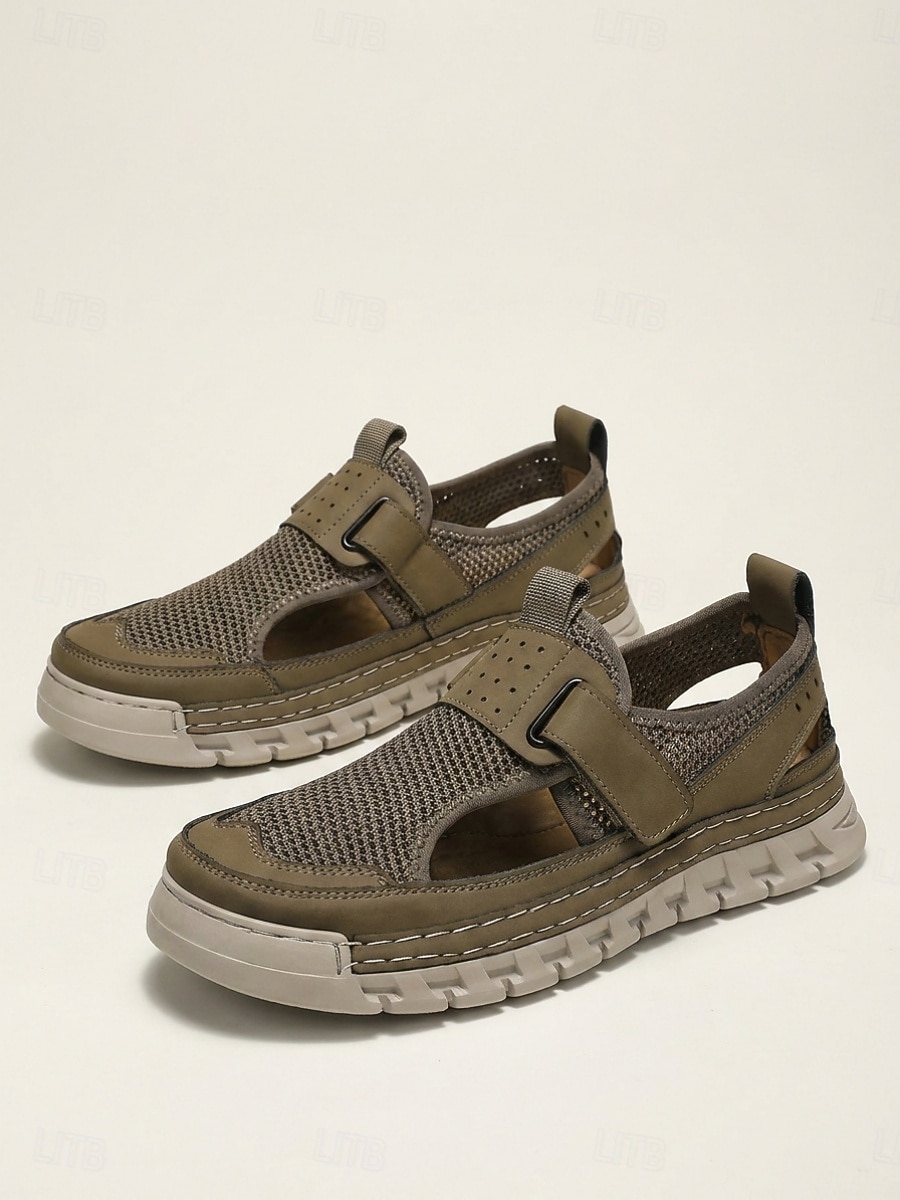 Men's Closed-Toe Fisherman Sandals Adjustable Comfort Beach Shoes for Beach Vacation, Seaside Walking, Holiday Travel and Casual Summer Wear 2026 - $46.99 –P1