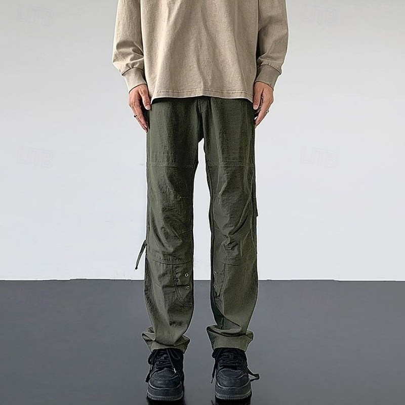 Voor heren Combatbroek Cargohosen Wandelbroek Waterdichte broek Zomer Lente Herfst Buiten Normale pasvorm waterdicht Sneldrogend Lichtgewicht Ademend Broeken / Regenbroek / Overbroek Ritsen Zak Zwart 2026 - $27.99 –P1