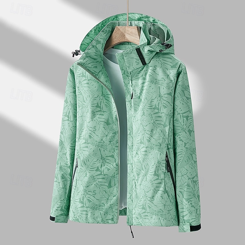 Dames Windjack Softshell jas Wandeljack Buiten waterdicht Winddicht Sneldrogend Ademend Wandeloutfits Wandelkleding Zomer Lente Jack Kleding Bovenlichaam Klimmen Kamperen / wandelen / grotten 2026 - $31.99 –P2