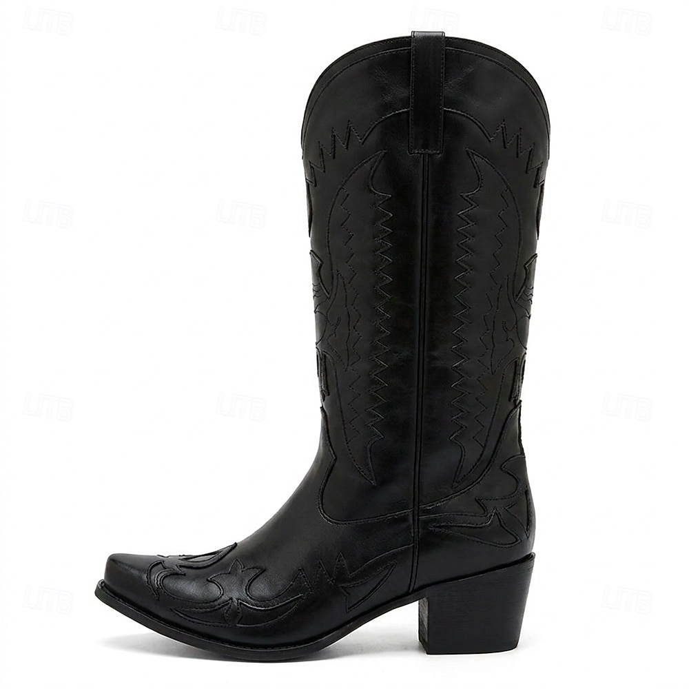 Retro / vintage Hippie 1970erne Sko Western Boot Hippie West Cowboy Kostyme Herre Dame Karneval Maskerade Feriereise Fest / aften Dagligdagstøy Voksne Sko 2026 - $74.99 –P2