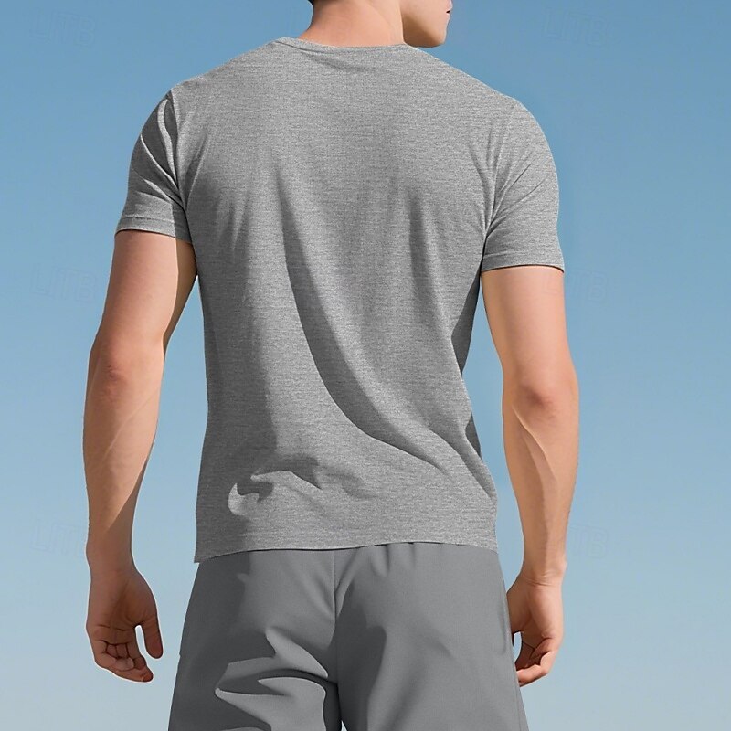Per uomo Tinta unita T-shirt da corsa Maglia a compressione Maglia atletica Sport in alto Estate Primavera Classico Manica Corta Asciugatura Rapida Leggero Traspirante Allenamento in Palestra del 2026 a $15.49 –P4