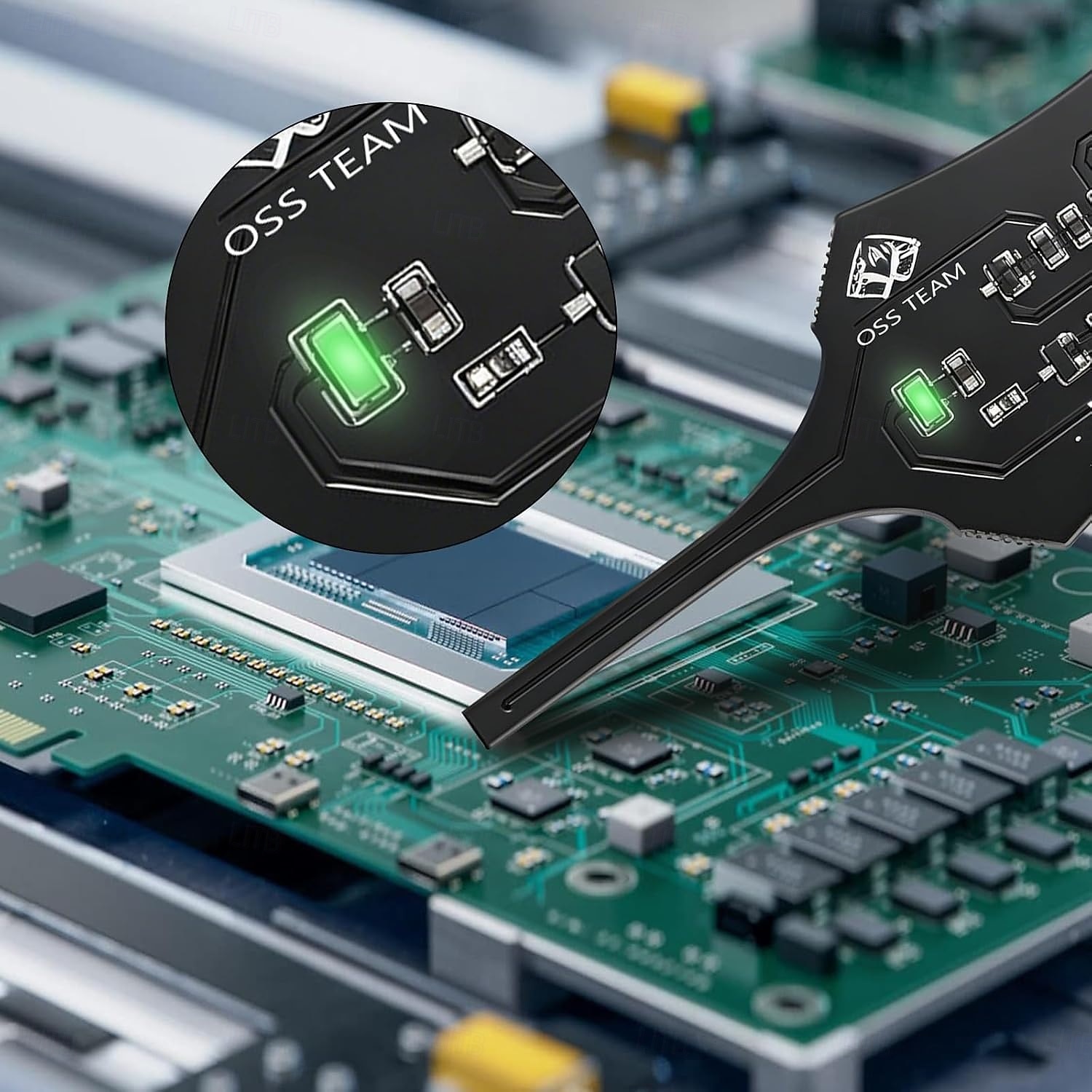2 stuks draagbare mini-inductortester, type-C-voeding, zeer nauwkeurig testapparaat voor spoelen op moederborden, snelle diagnose- en reparatietool voor inductiefouten in elektronische componenten van 2026 - $16.99 –P4