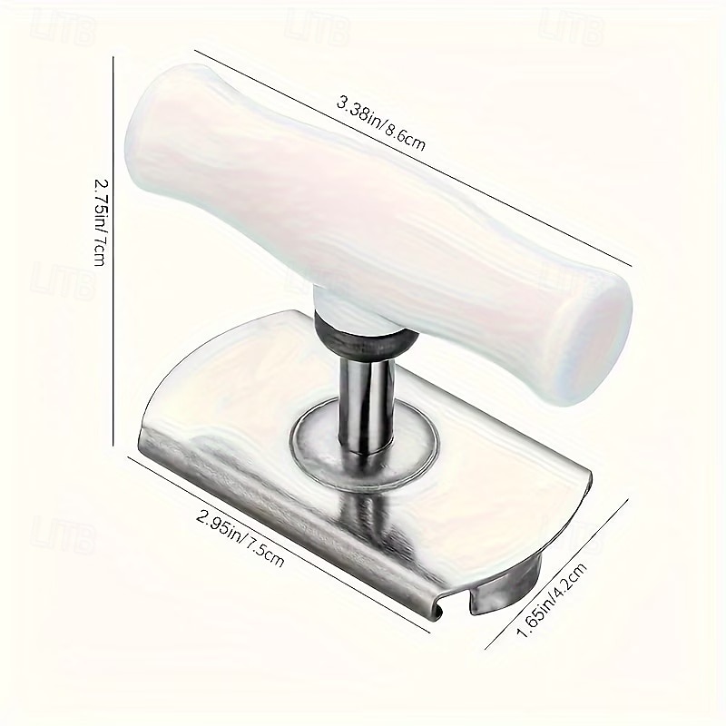 Lot de 2 ouvre-bocaux ergonomiques en acier inoxydable, pour une ouverture facile des couvercles. Conception métallique durable pour bocaux et récipients alimentaires. Pince pour ouvrir les bocaux de de 2026 ? $15.99 –P11