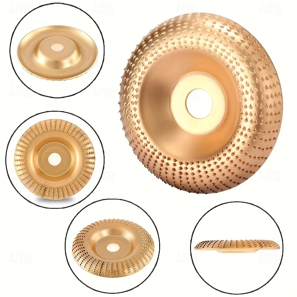 5/13/14Pcs Angle Grinder Wood Carving Disc Set, 4" Or 4 1/2" Angle Grinder with 5/8" Arbor, Grinding Wheel Shaping Discs for Wood Grinding, Stump Grinder, Wood Angle Grinder Additions 2026 - $23.99 –P11
