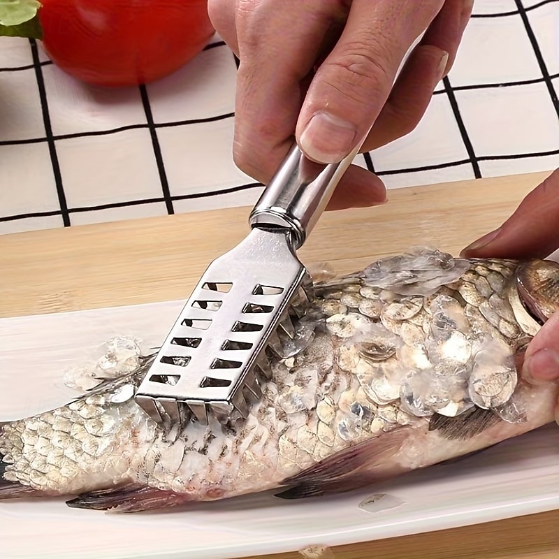 4pcs Stainless Steel Fish Remover Tool Set, Kitchen Scaler Fish Skin Graters Cleaning Peeler Scaler Scraper, Ideal for Home, Kitchen, Seafood Markets, and Professional Seafood Preparation 2026 - $12.99 –P4