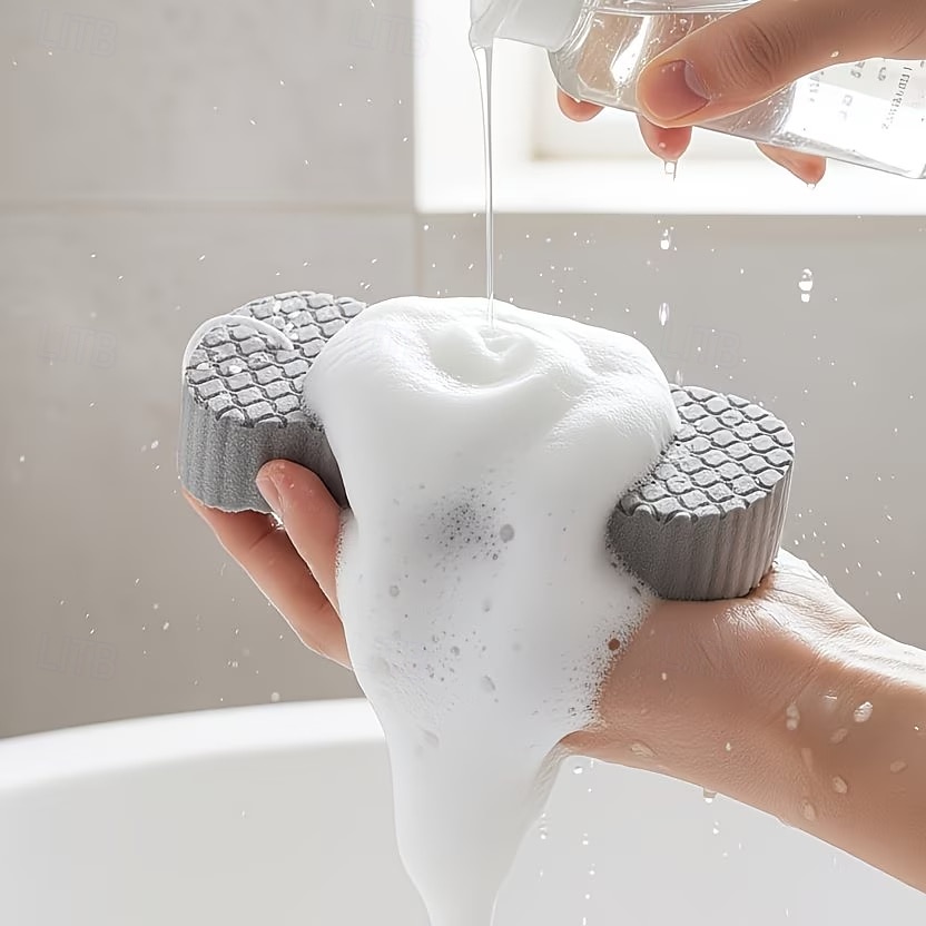 8 bucăți mingi de baie exfoliante 3D ultra-moi, scrubber corporal reutilizabil pentru curățarea profundă și îndepărtarea pielii moarte, durabil și igienic, potrivit pentru utilizare la spa acasă, face 2026 - $13.99 –P9