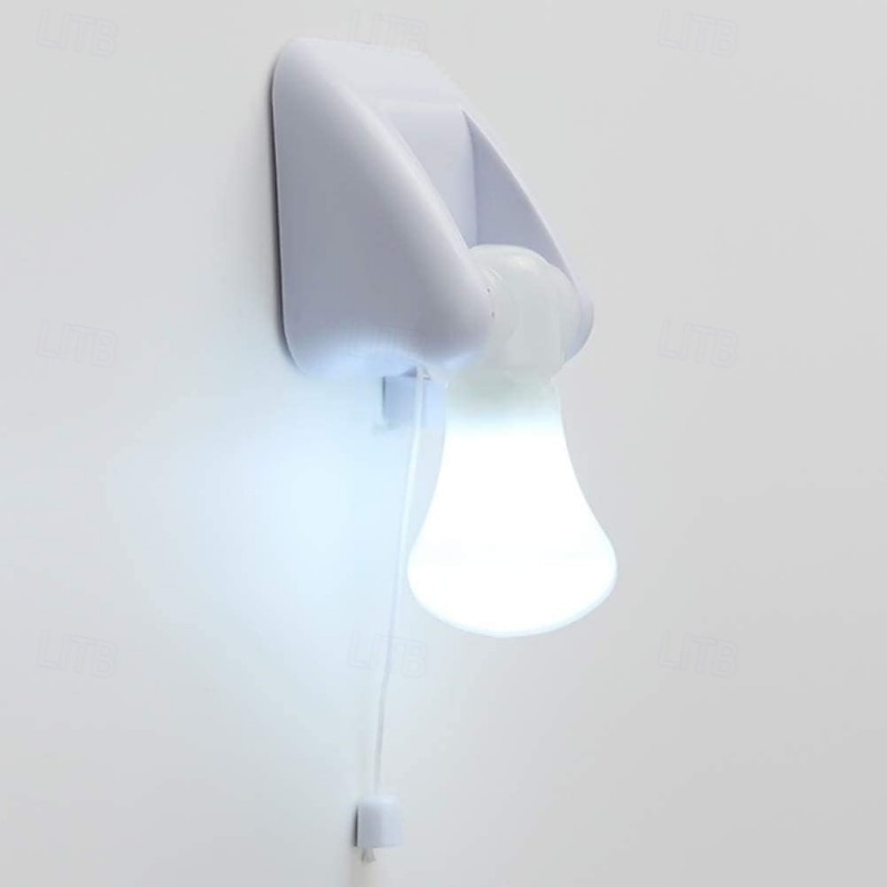 Lot de 2 ampoules LED à tirette, lampe murale adhésive à piles, veilleuse portable avec interrupteur à tirette pour placard, armoire, garage, abri de jardin, sous-sol, camping, urgence, sans câblage de 2026 ? $28.99 –P1