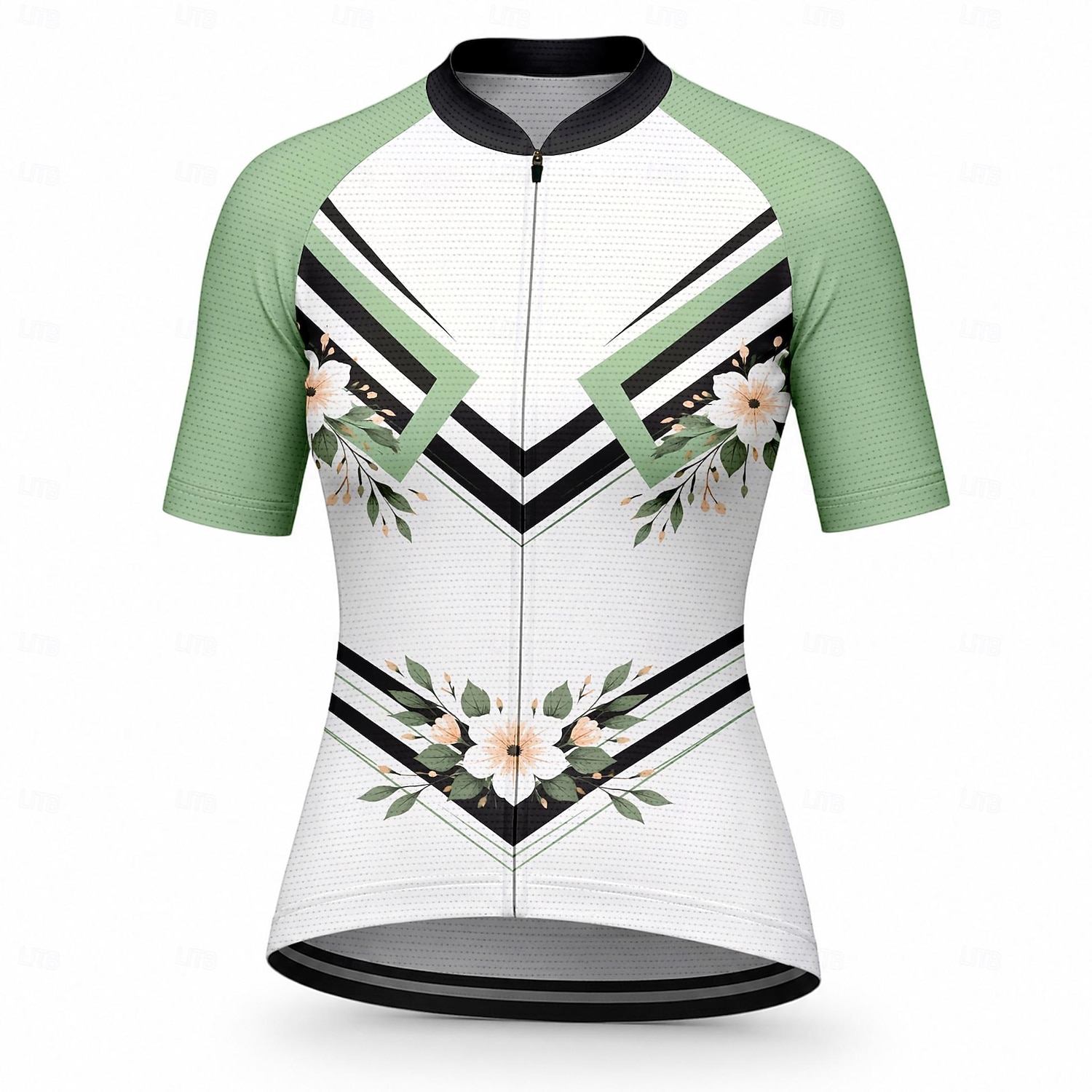 Mulheres Camisa para Ciclismo Floral Manga Curta Moto Camisa / Roupas Para Esporte Blusas com 3 bolsos traseiros Filtro Solar Resistente a UV Secagem Rápida Tiras Refletoras Esportes Amarelo Vermelho de 2026 por $28.99 –P2