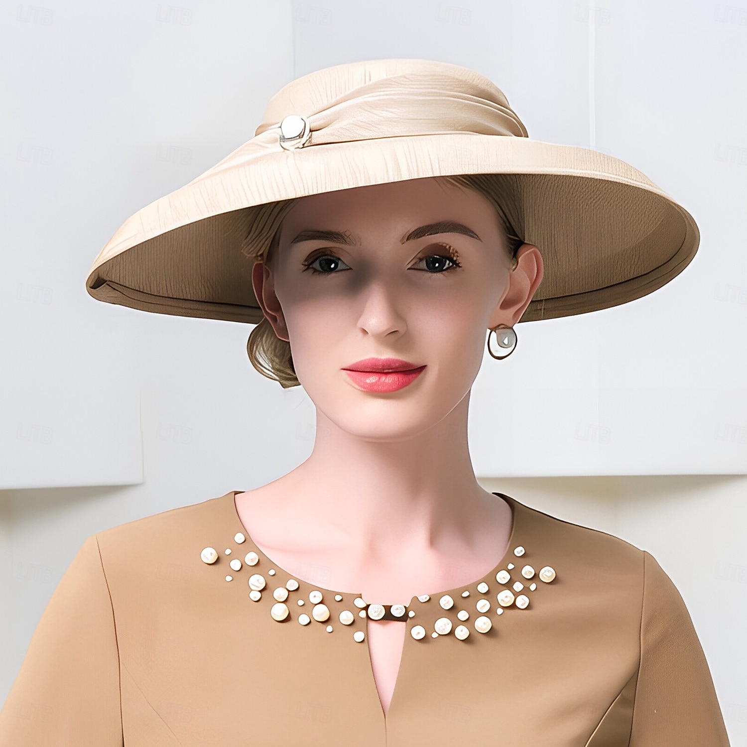 Chapeau Kentucky Derby Fascinateur Dame Déguisement Femmes Saint-Valentin Derby Fête de mariage Foulard Adulte Chapeau Printemps & Été de 2026 ? $72.99 –P12