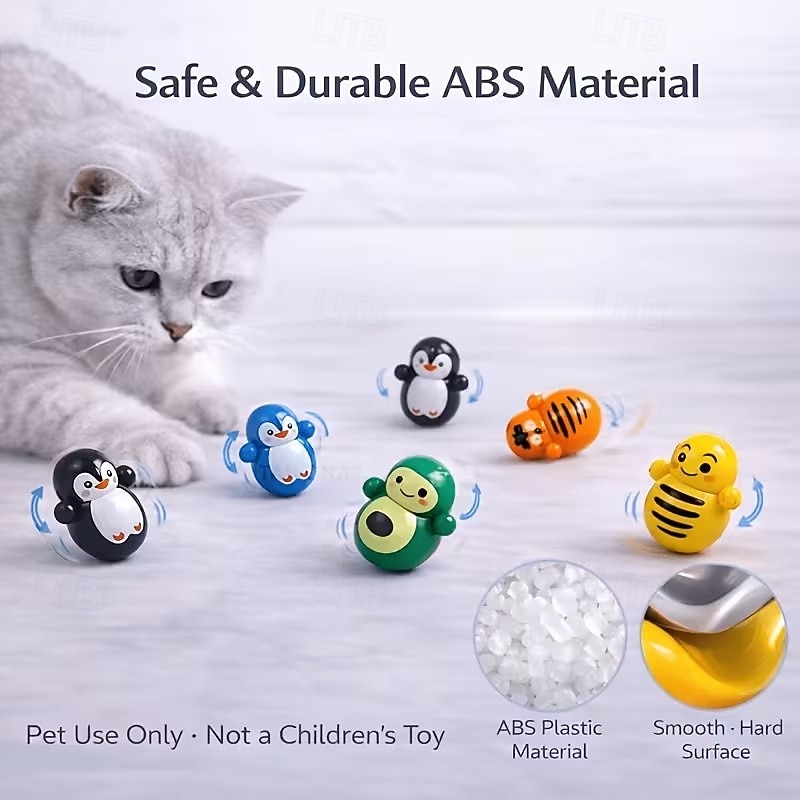 100 pcs of Cat Rolling Toys Diverse Styles Interactive Play and Exercise Equipment Durable Plastic Material 2026 - $19.99 –P2