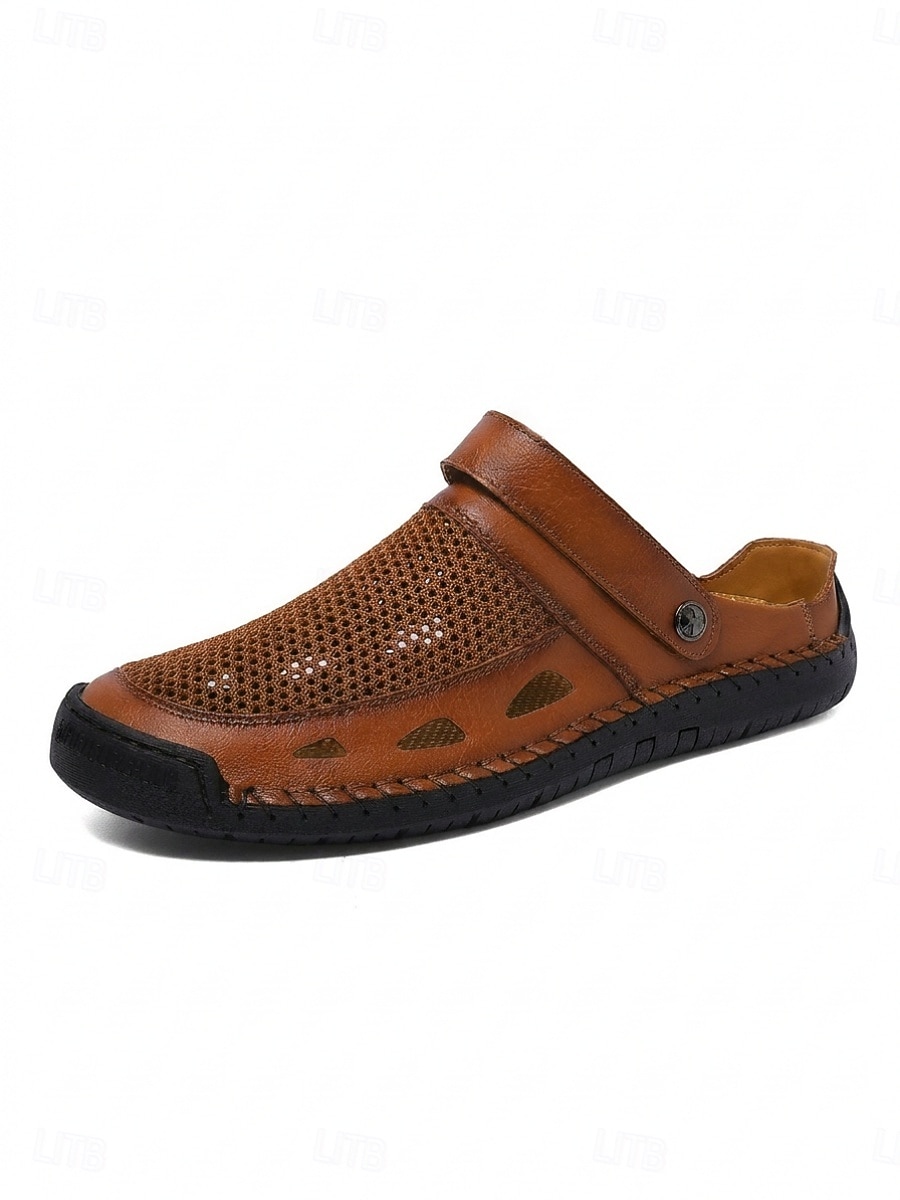 Men's Slip-On Clog Sandals Breathable Cutout Comfort Mule Shoes Casual Lightweight Footwear for Outdoor Resort, Garden Leisure, Travel and Everyday Summer Wear 2026 - $34.99 –P5