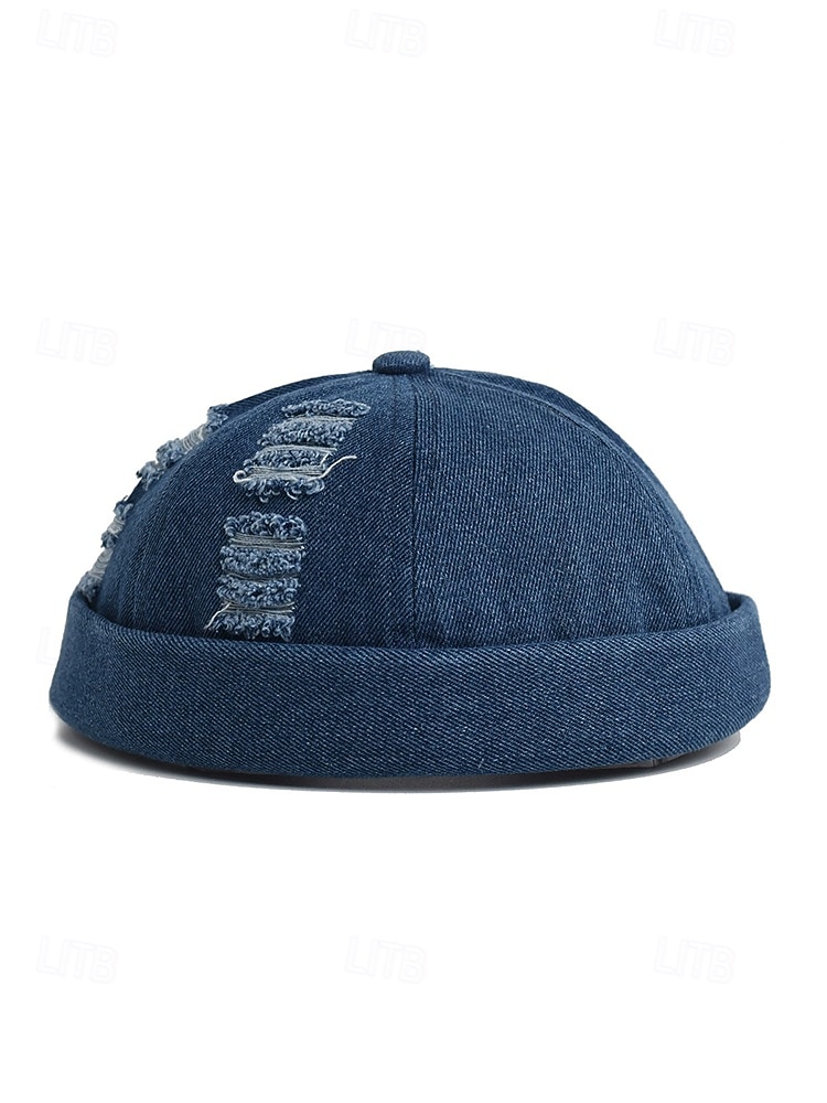 Vintage herenpet van verwassen denim katoen – verkrijgbaar in verschillende kleuren, retro pet voor strandvakantie, dagelijks gebruik en buitenactiviteiten. 2026 - $14.99 –P9