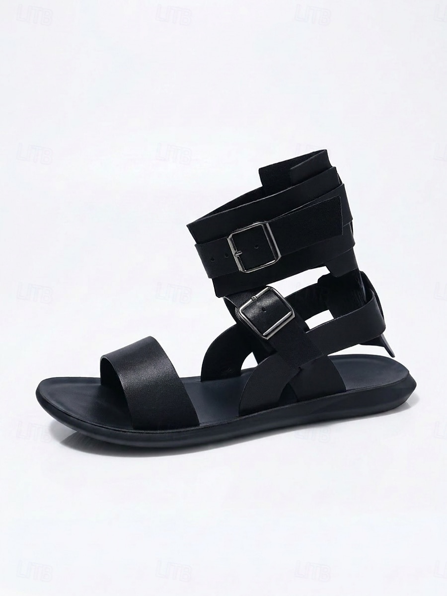 Men's  Strappy Sandals Casual Comfort Summer Shoes Classic Open-Toe Footwear for Outdoor Resort, Holiday Travel, Beachside Leisure and Everyday Wear 2026 - $34.99 –P4