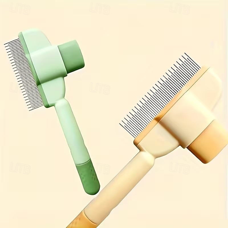 Escova removedora de pelos para cães e gatos (2 unidades), pente para higiene e cuidados com pelos longos, ideal para cães e animais de estimação. Remove pelos, escova de banho e acessórios para cães. de 2026 por $15.99 –P2