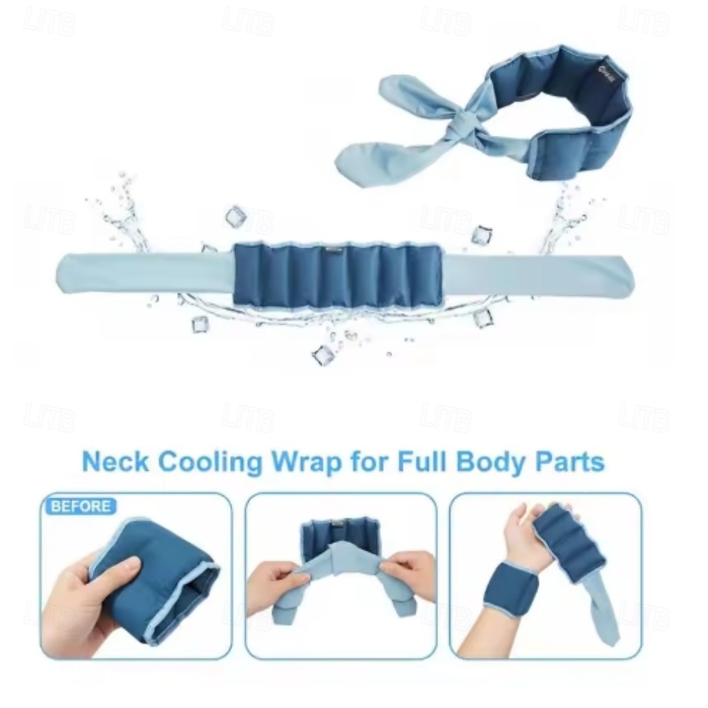 Summer Neck Cooling Cold Sensation Ice Scarf ice Pack Sports Headscarf Pet Ice Scarf  Outdoor Shoulder And Neck Heatstroke Prevention Ice Scarf, Physical Cooling And Coolness, Wearing Sports Ice Band 2026 - $20.99 –P5