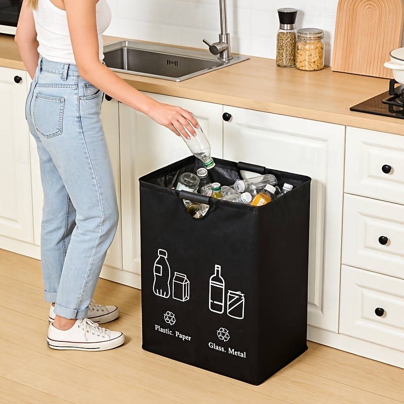 Rectangular Fabric Storage Basket, Stylish Geometric Pattern Laundry Hamper, Lightweight Portable Clothes Organizer, Versatile Household Storage Bin For Toys, Linens, Dirty Garments And Daily Home Use 2026 - $16.99 –P5