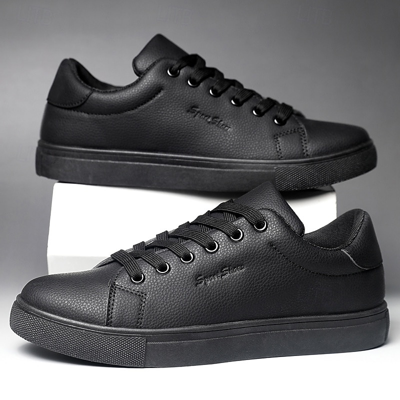 Scarpe da ginnastica basse bianche da uomo, scarpe casual stringate per camminare, scarpe comode e minimaliste per viaggiare e per l'uso quotidiano. del 2026 a $34.99 –P2