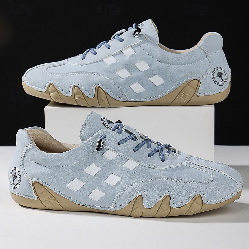ανδρικά λευκά casual sneakers - ελαφριά, άνετα παπούτσια για περπάτημα με κορδόνια - αθλητικά παπούτσια με χαμηλό πάνω μέρος για καθημερινή χρήση, ταξίδια, εξορμήσεις το Σαββατοκύριακο και υπαίθριες δραστηριότητες 2026 - $42.99 –P2