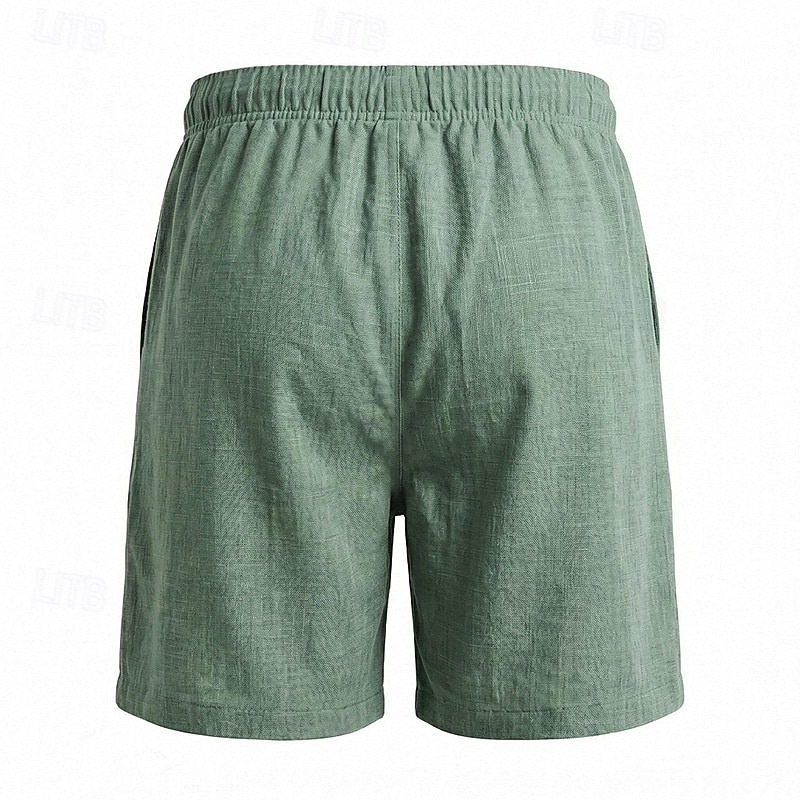Per uomo Shorts Shorts di Lino Pantaloncini Estivi Shorts da Spiaggia Coulisse Elastico in vita Stampato Geometrico Comodità Traspirante Lunghezza al ginocchio Quotidiano All'aperto Ferie Vacanza Moda del 2026 a $20.99 –P12